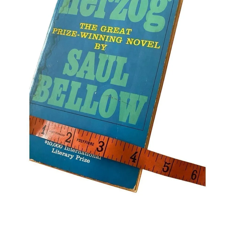 Herzog by Saul Bellow Paperback Book 1964 American Fiction Novel Vintage